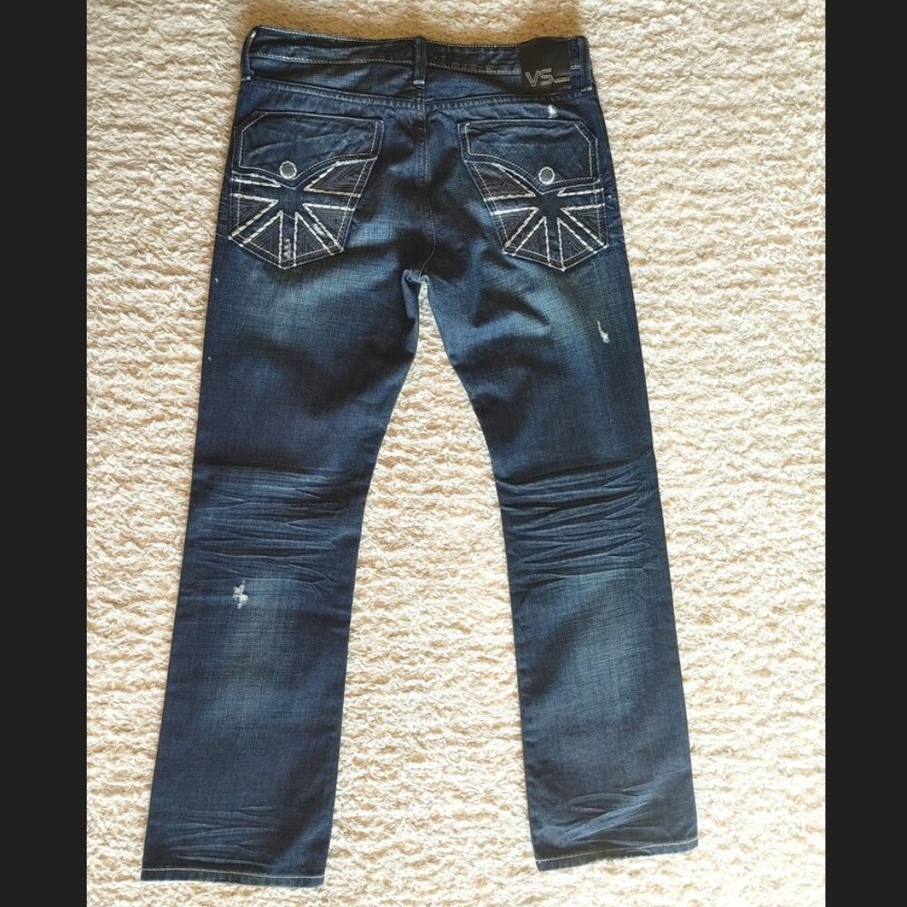 VIGOSS Men's Forde Bootcut Denim Jean - Size 33 - Picture 2 of 7